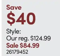 Mark's Men's Leather Shoes offer