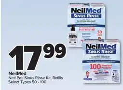 PharmaChoice NeilMed Neti Pot, Sinus Rinse Kit, Refills offer