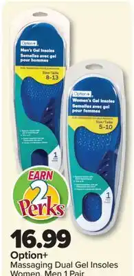 PharmaChoice Option+ Massaging Dual Gel Insoles offer