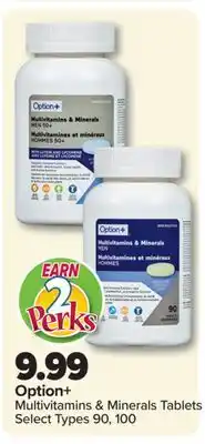 PharmaChoice Option+ Multivitamins & Minerals Tablets offer