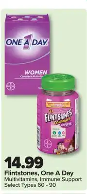 PharmaChoice Flintstones, One A Day Multivitamins, Immune Support offer