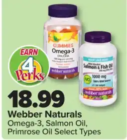 PharmaChoice Webber Naturals Omega-3, Salmon Oil, Primrose Oil offer