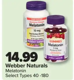 PharmaChoice Webber Naturals Melatonin offer