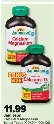 PharmaChoice Jamieson Calcium & Magnesium offer