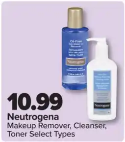 PharmaChoice Neutrogena Makeup Remover, Cleanser, Toner offer