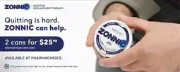 PharmaChoice ZONNIC NICOTINE REPLACEMENT THERAPY offer
