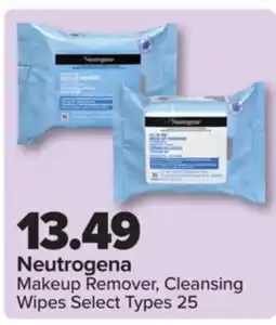PharmaChoice Neutrogena Makeup Remover, Cleansing Wipes offer