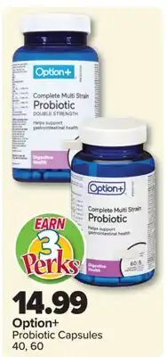 PharmaChoice Option+ Probiotic Capsules offer