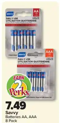 PharmaChoice Savvy Batteries AA, AAA offer