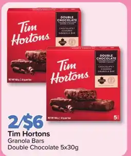 PharmaChoice Tim Hortons Granola Bars offer