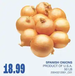 Wholesale Club SPANISH ONIONS, 50 LB offer