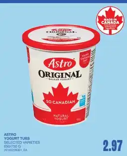 Wholesale Club YOGURT TUBS, 650/750 G offer