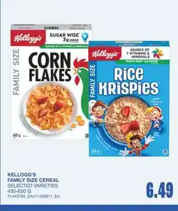 Wholesale Club FAMILY SIZE CEREAL offer