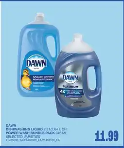 Wholesale Club DISHWASHING LIQUID, 2.21/2.64 L OR POWER WASH BUNDLE PACK, 946 ML offer