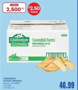 Wholesale Club POTATO WEDGES offer