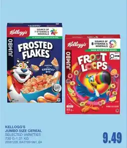 Wholesale Club JUMBO SIZE CEREAL, 730 G-1.01 KG offer