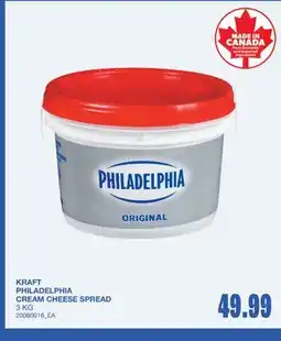 Wholesale Club PHILADELPHIA CREAM CHEESE SPREAD offer