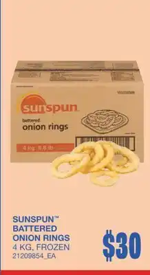 Wholesale Club BATTERED ONION RINGS offer