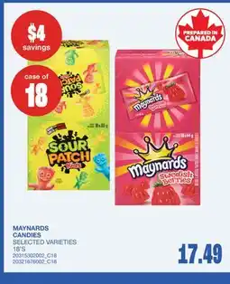 Wholesale Club CANDIES, 18'S offer