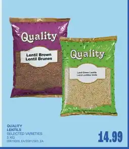 Wholesale Club LENTILS SELECTED VARIETIES offer