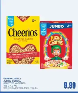 Wholesale Club JUMBO CEREAL, 825 G-1.3 KG offer