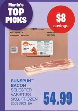 Wholesale Club BACON offer