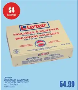 Wholesale Club BREAKFAST SAUSAGES offer