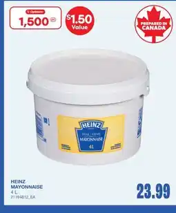 Wholesale Club MAYONNAISE offer