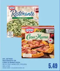 Wholesale Club RISTORANTE OR CASA DI MAMA PIZZA offer