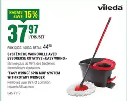 BMR SYSTÈME DE VADROUILLE AVEC ESSOREUSE ROTATIVE  EASY WRING  offer