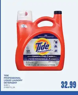 Wholesale Club PROFESSIONAL LIQUID LAUNDRY DETERGENT offer