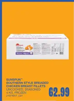 Wholesale Club SOUTHERN STYLE BREADED CHICKEN BREAST FILLETS offer