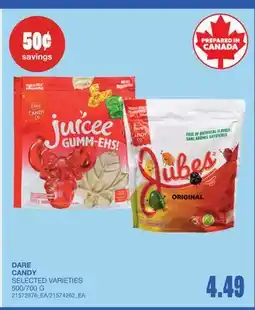 Wholesale Club DARE CANDY, 500/700 G offer
