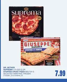 Wholesale Club SUPREMA, 475-520 G OR STUFFED CRUST PIZZA, 685/724 G offer