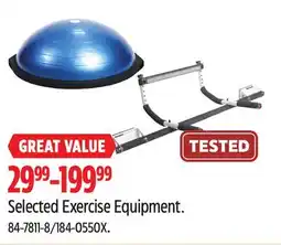 Canadian Tire Perfect Fitness Selected Exercise Equipment offer