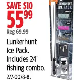 Canadian Tire Lunkerhunt Ice Pack offer