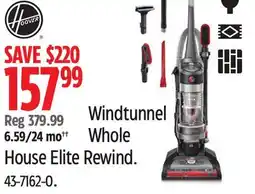 Canadian Tire Hoover Windtunnel Whole offer
