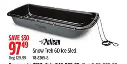 Canadian Tire Pelican Snow Trek 60 Ice Sled offer