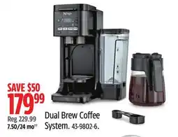 Canadian Tire Ninja Dual Brew Coffee System offer
