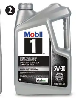 Canadian Tire Mobil Synthetic Motor Oil offer