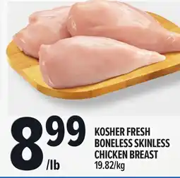 Metro KOSHER FRESH BONELESS SKINLESS CHICKEN BREAST offer