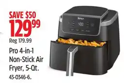 Canadian Tire Ninja Pro 4-in-1 Non-Stick Air Fryer, 5-Qt offer