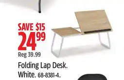 Canadian Tire Folding Lap Desk. White offer