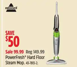 Canadian Tire Bissel PowerFresh Hard Floor Steam Mop offer