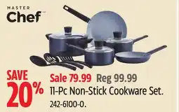 Canadian Tire Master Chef 11-Pc Non-Stick Cookware Set offer