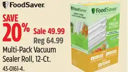 Canadian Tire FoodSaver Multi-Pack Vacuum Sealer Roll, 12-Ct offer