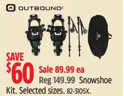 Canadian Tire Outbound Snowshoe Kit offer