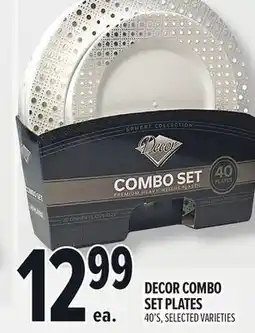 Metro DECOR COMBO SET PLATES offer