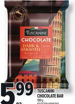 Metro TUSCANINI CHOCOLATE BAR offer