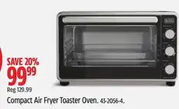 Canadian Tire Black Decker Compact Air Fryer Toaster Oven offer